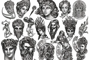 greek god tattoo idea