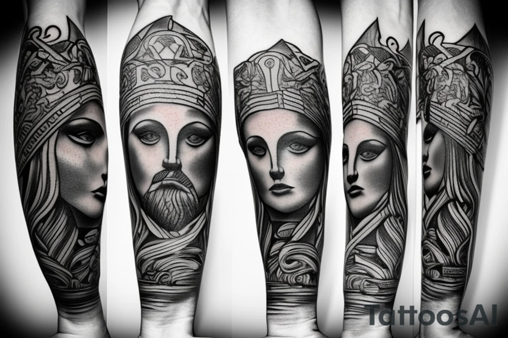 greek god tattoo idea