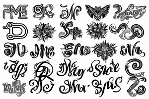 My initial S and my partners initial J tattoo idea