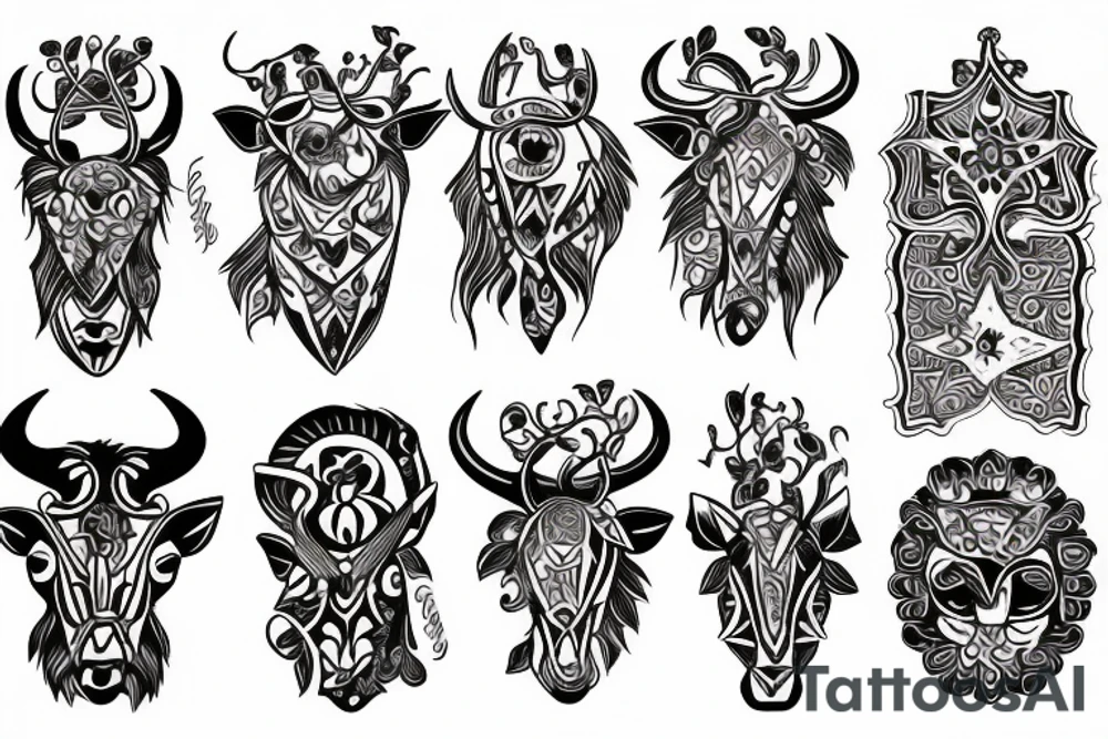 taurus tattoo idea
