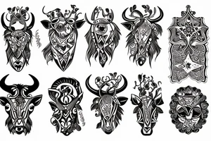 taurus tattoo idea