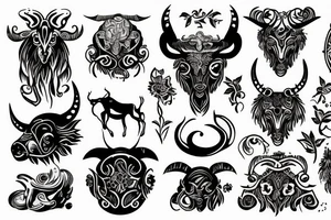 taurus horoscope tattoo idea