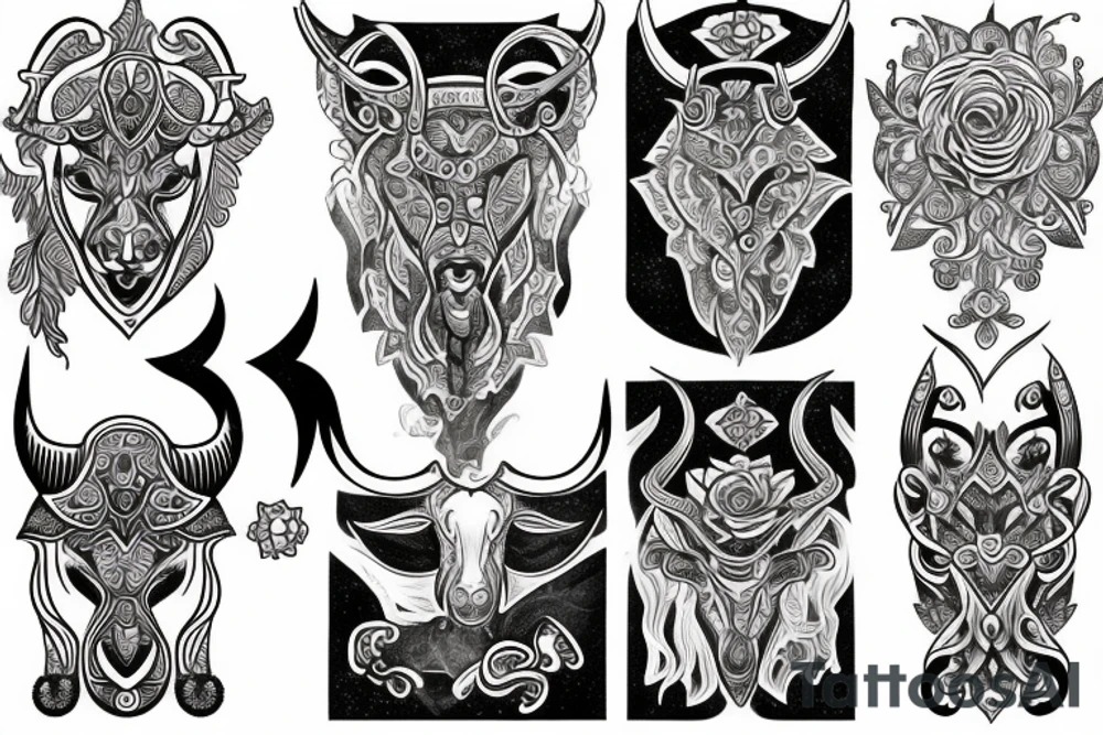taurus horoscope tattoo idea