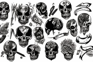 Guts and blood tattoo idea