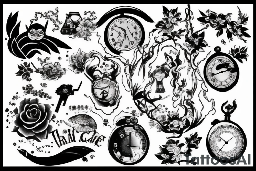 Time is a illusion tattoo idea
