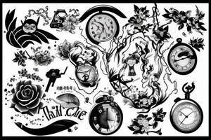 Time is a illusion tattoo idea