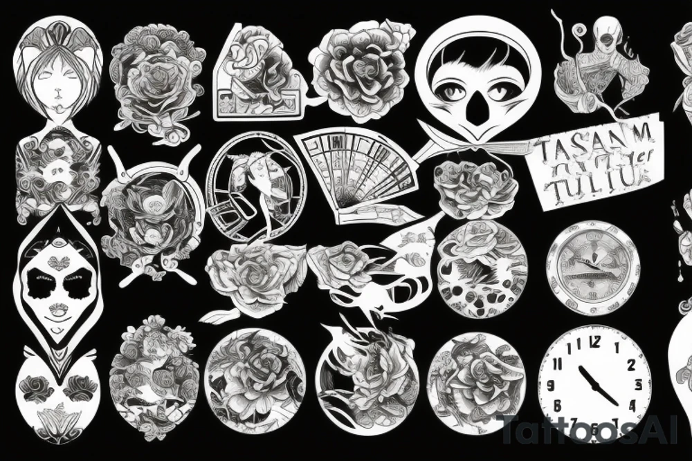 Time is a illusion tattoo idea