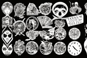 Time is a illusion tattoo idea
