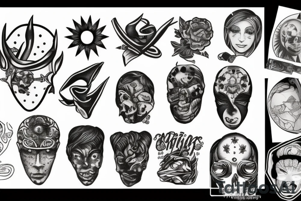 Trip to Mars tattoo idea