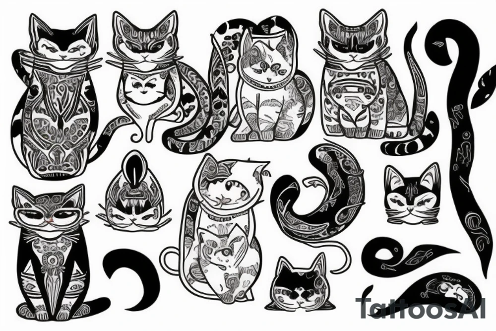 Angara cat tattoo idea
