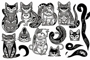 Angara cat tattoo idea