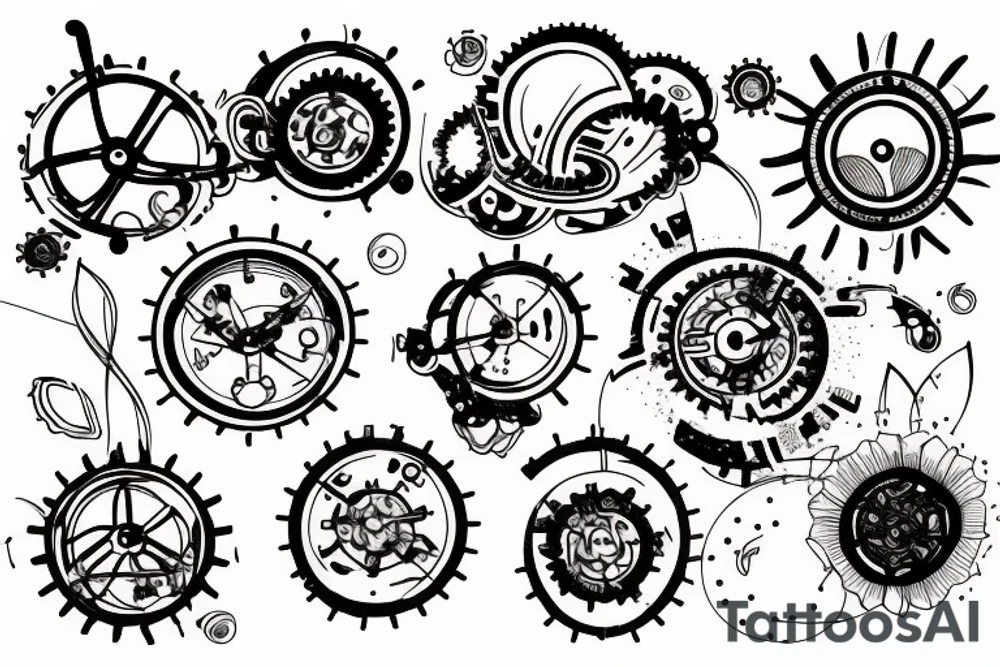 a gear tattoo idea