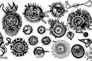a gear tattoo idea
