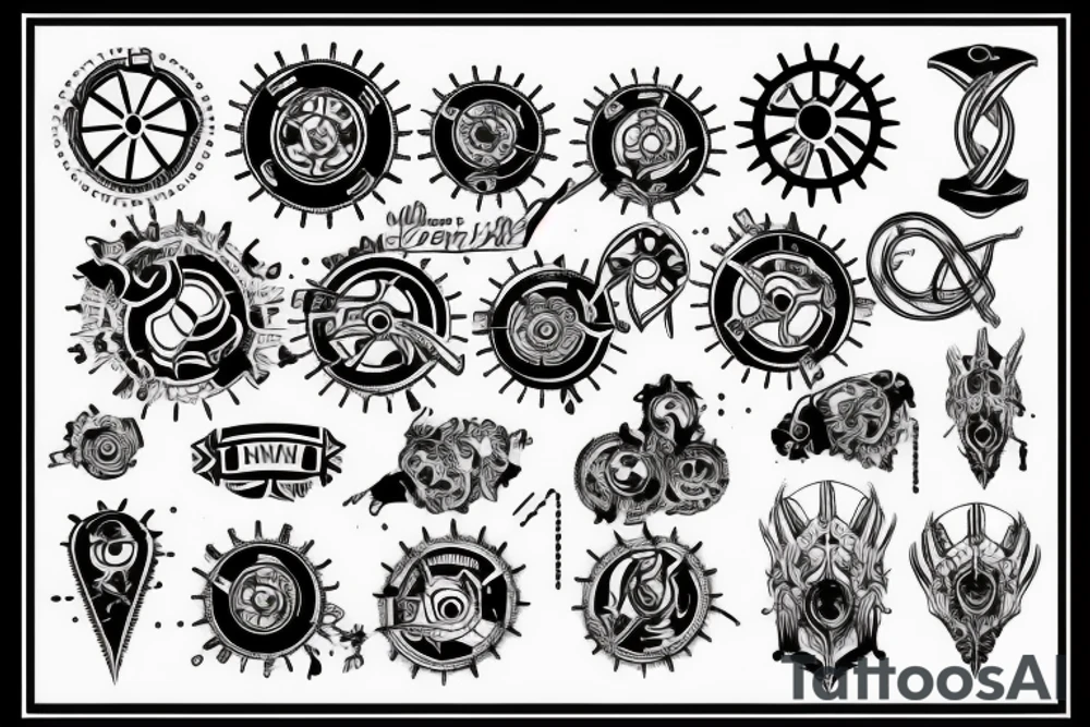 a gear tattoo idea