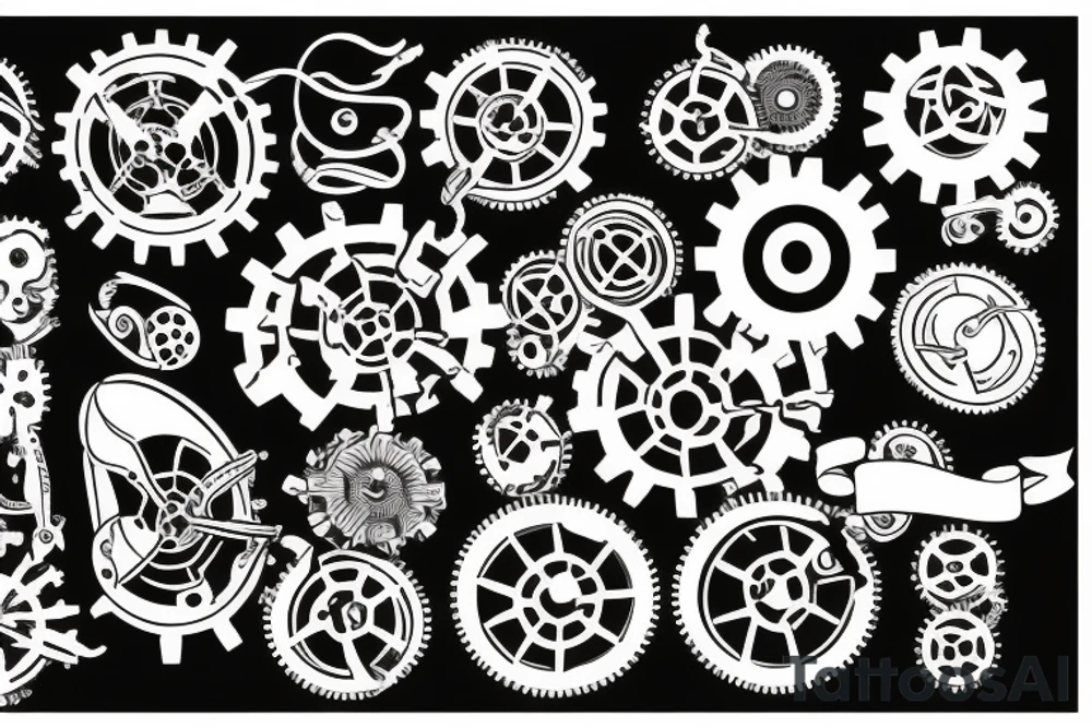 a gear tattoo idea