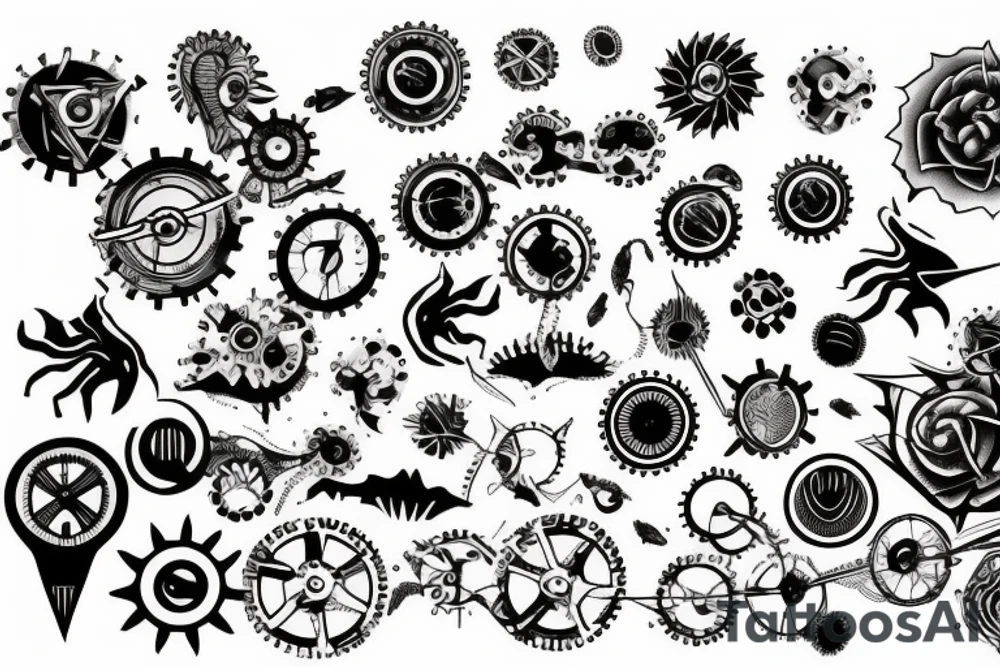 a gear tattoo idea