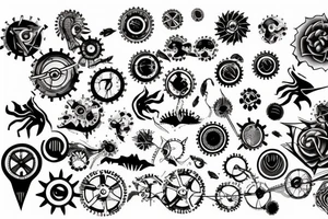 a gear tattoo idea