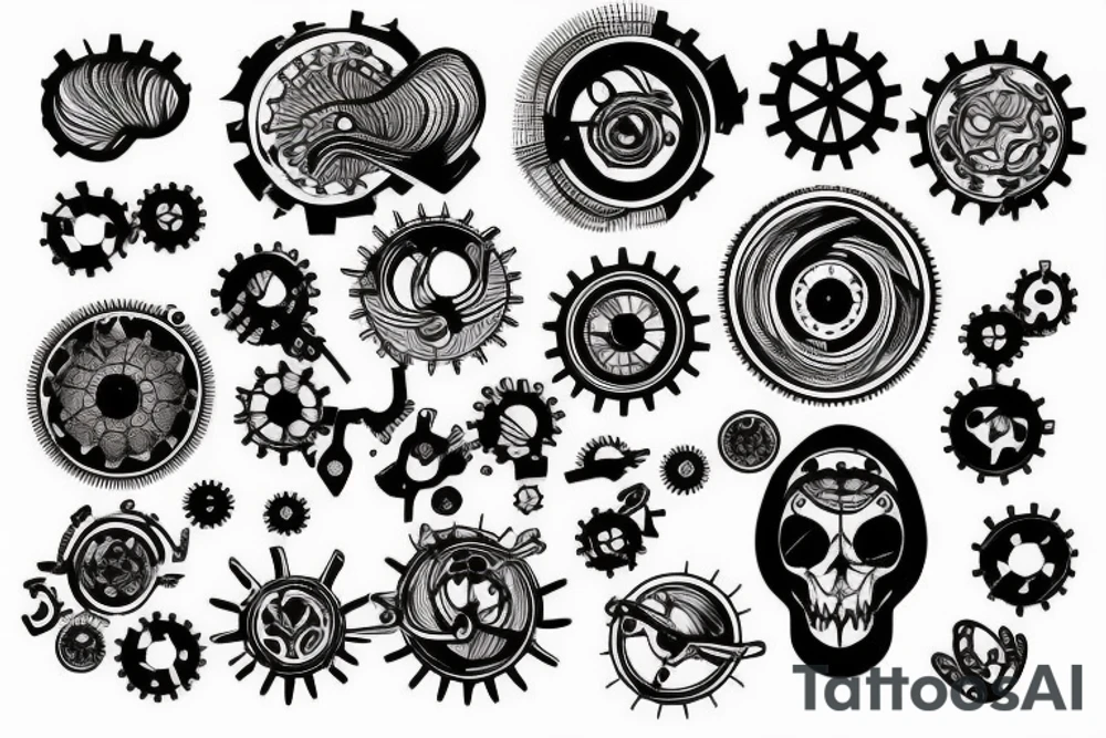 a gear tattoo idea