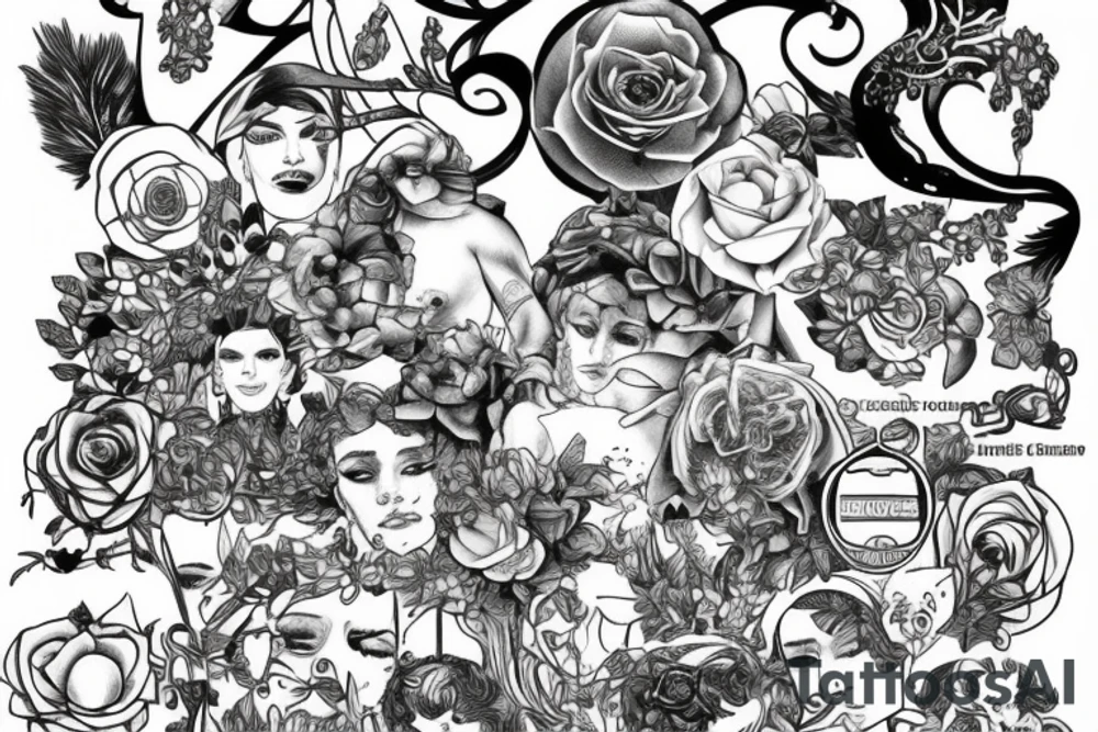 Being gay is exile and belonging tattoo idea
