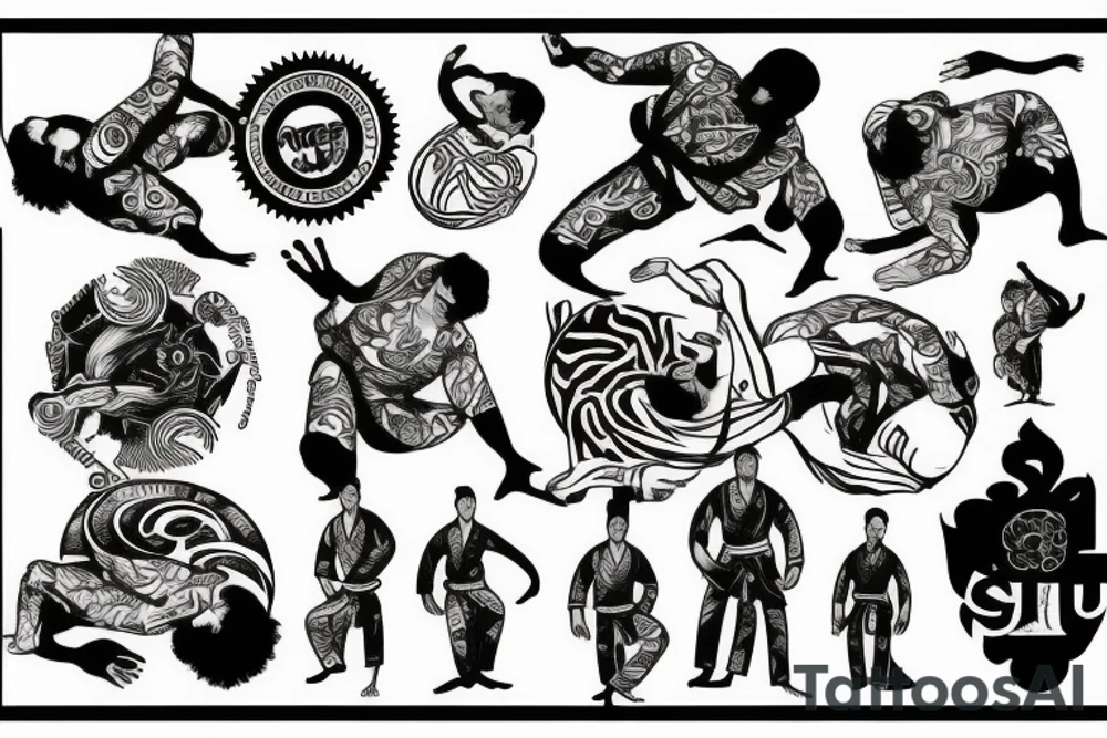 Jiu jitsu tattoo idea