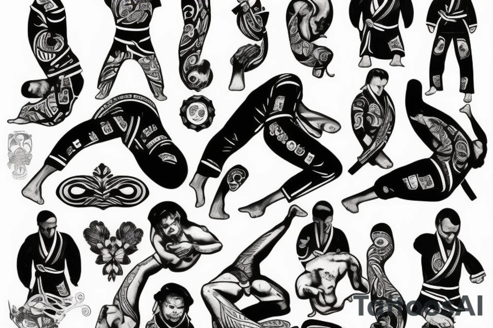 Jiu jitsu tattoo idea