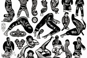 Jiu jitsu tattoo idea