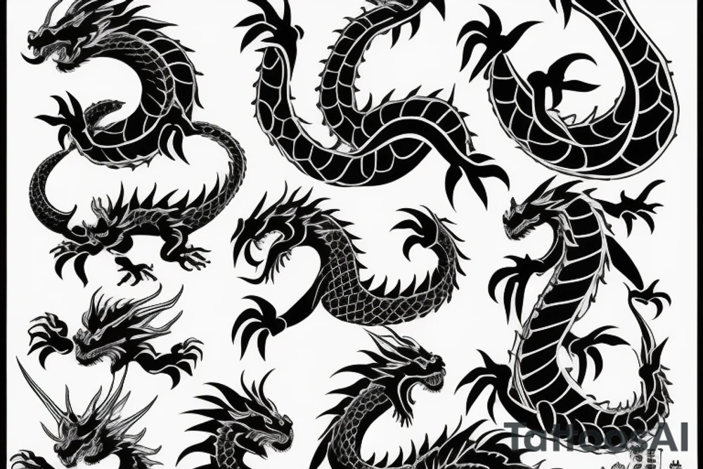 Dragon tattoo idea