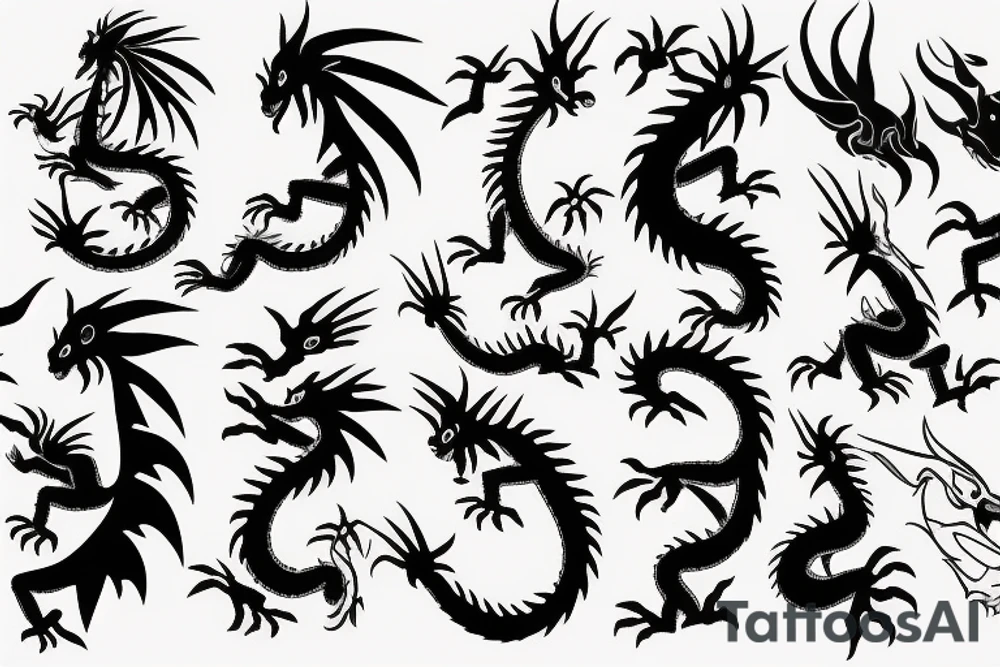 Dragon tattoo idea