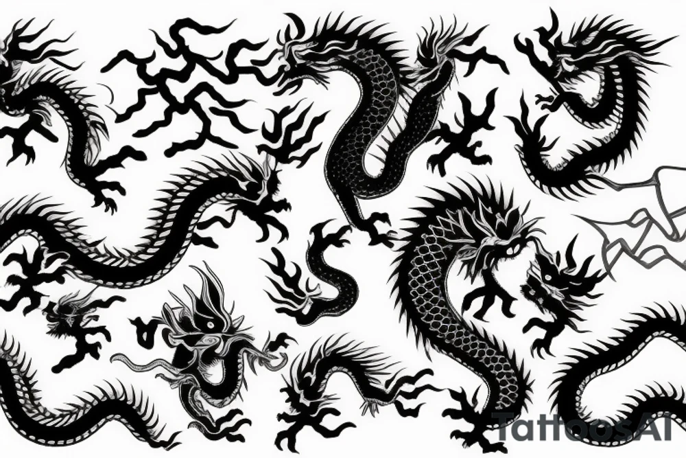 chinese Dragon tattoo idea