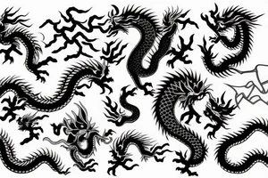 chinese Dragon tattoo idea