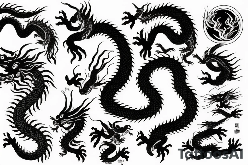chinese Dragon tattoo idea