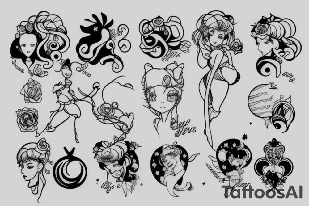 Womb tattoo sailormoon tattoo idea