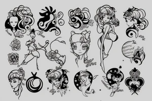 Womb tattoo sailormoon tattoo idea
