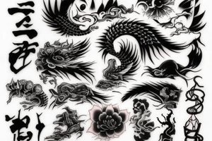 An interesting and unique Japanese style Tattoo tattoo idea