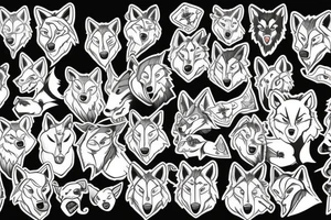 Wolf pack tattoo idea