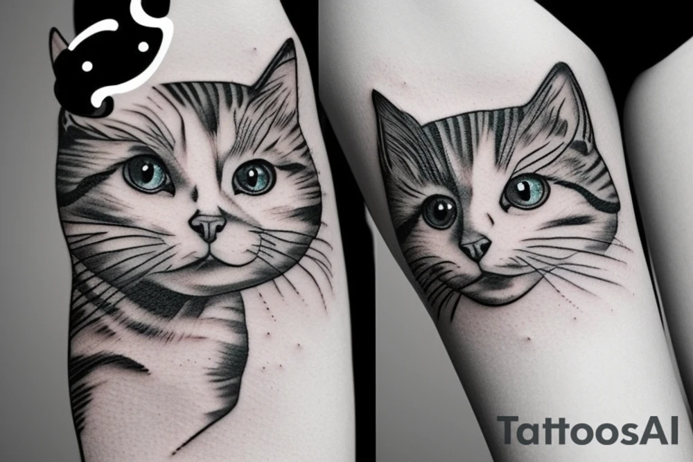 Three cats tattoo idea