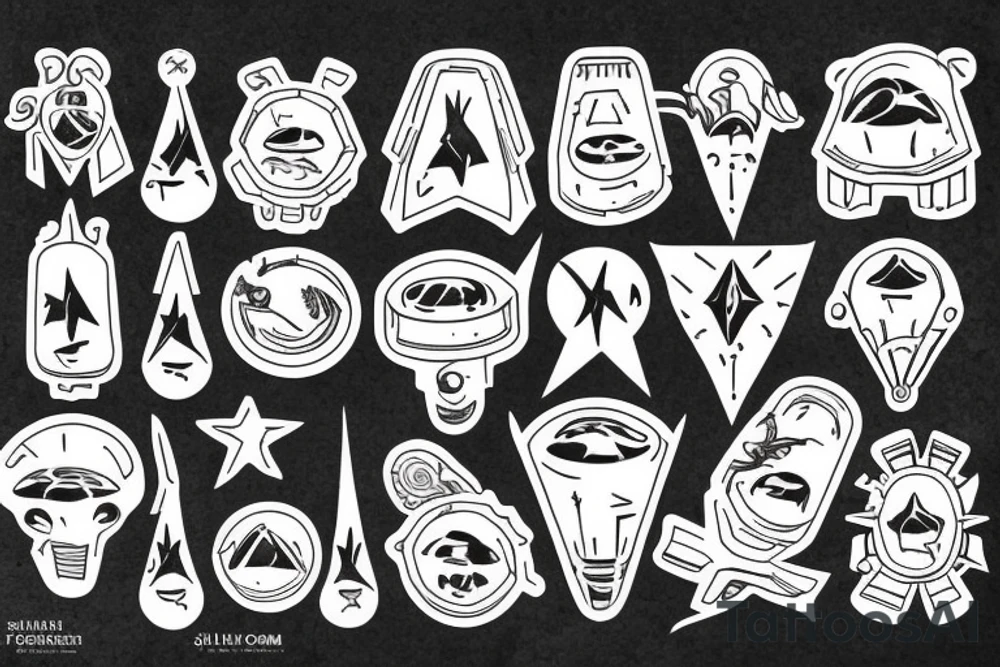 Aliens UFOs, farm, silluette tattoo idea