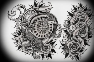 It should be on the arm 2 styles first one is Japanese style and the second one is just inked tattoo with some ornaments tattoo idea