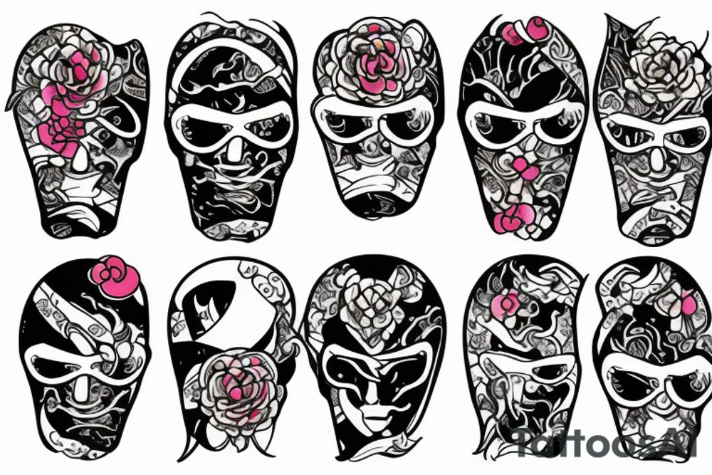 2 styles first one is Japanese style colorful jacuzzi and the second one is just inked tattoo with some ornaments tattoo idea