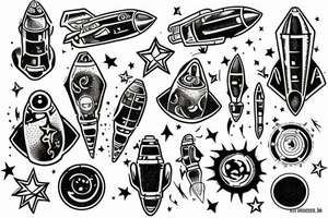 Rocket fuel tattoo idea
