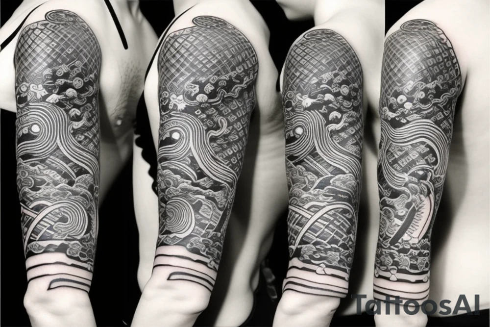 Japanese Samurai Theme tattoo idea