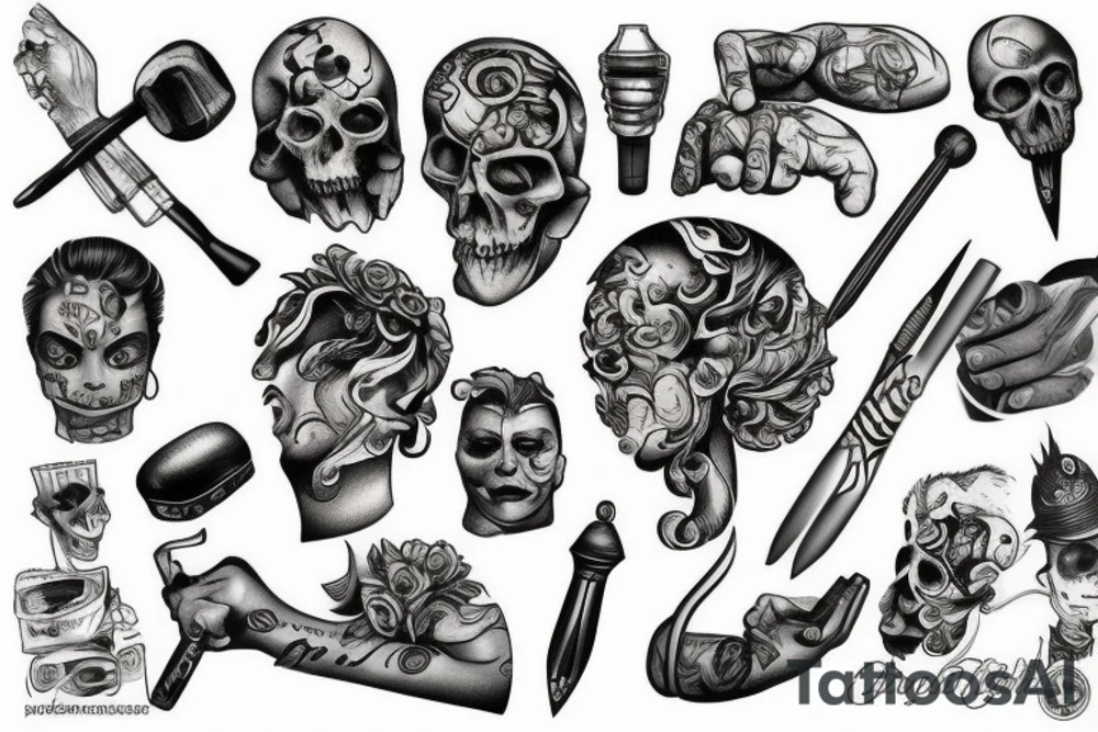 Hammer tattoo idea