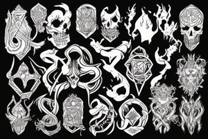 mystical, danger tattoo idea