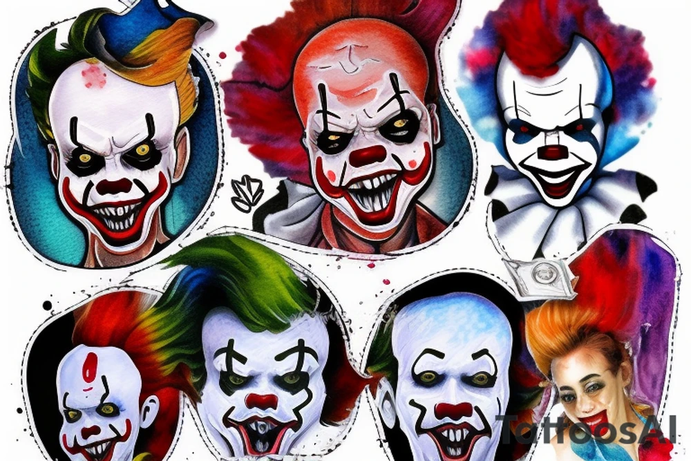 Pennywise and George tattoo idea
