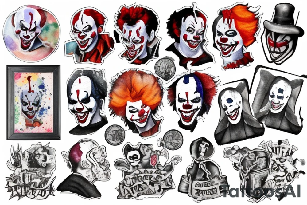 Pennywise and George tattoo idea