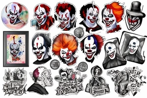 Pennywise and George tattoo idea