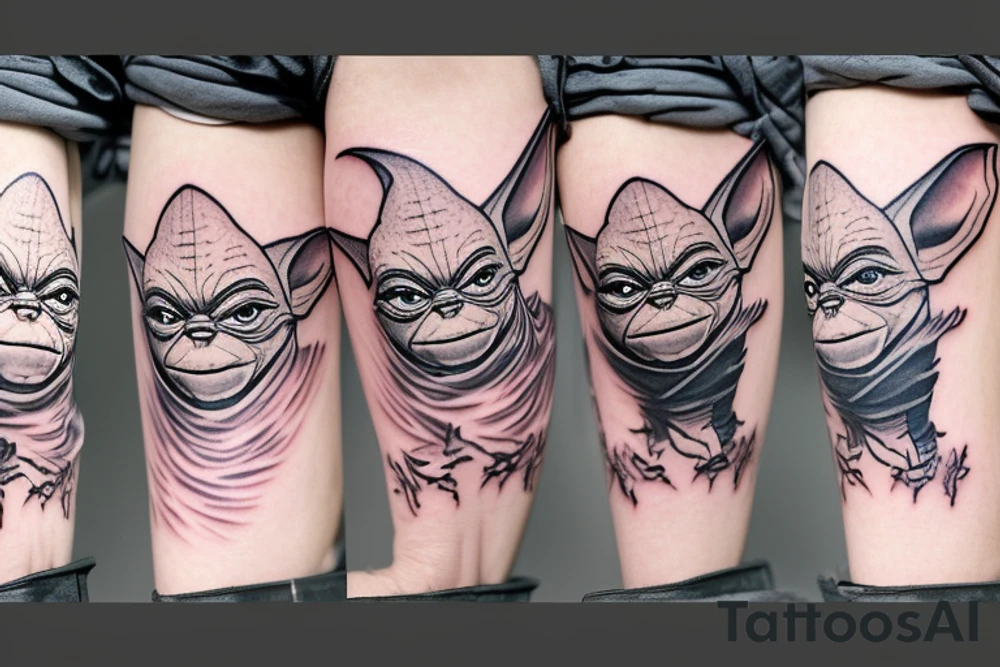Evil Yoda tattoo idea