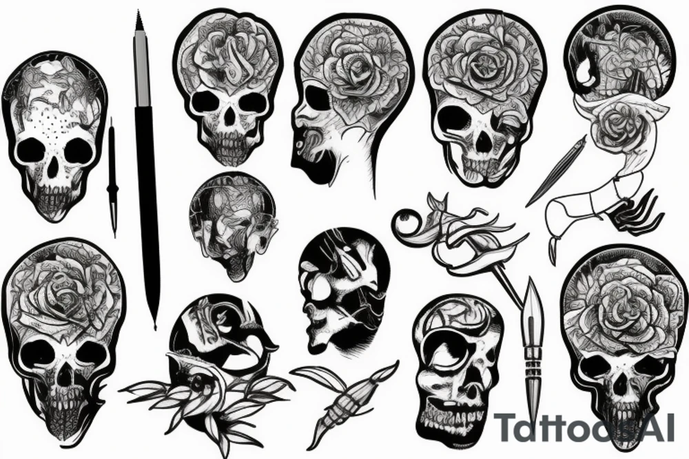 Lobotomy procedure tattoo idea