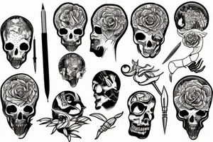 Lobotomy procedure tattoo idea