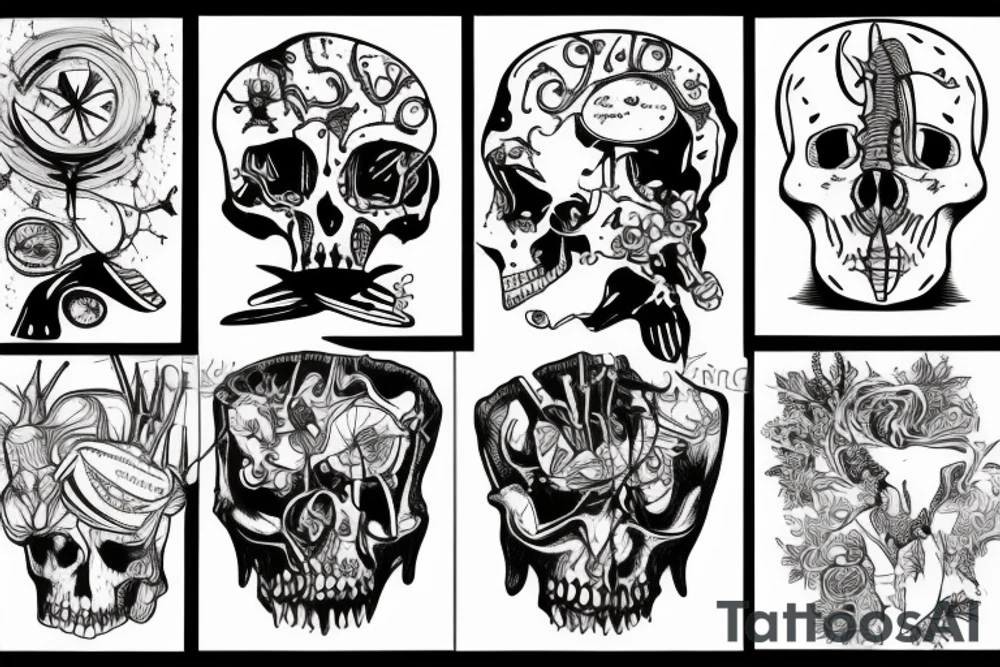 Lobotomy procedure tattoo idea